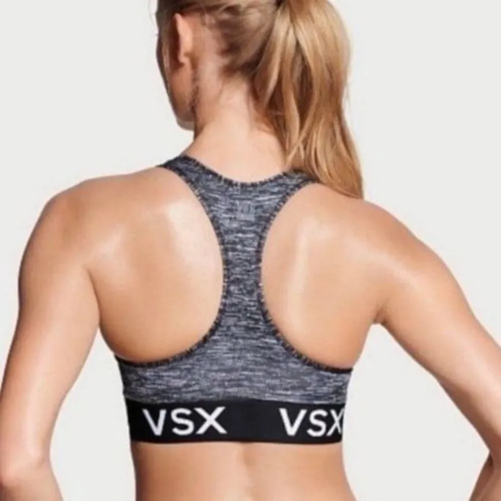 Victoria's Secret VSX The Player Signature Logo Digital Racerback Sports Bra M